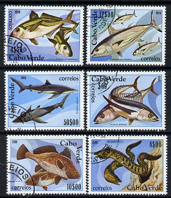 Cape Verde Islands 1980 Marine Life cto set of 6, SG 486-91, Mi 419-24*