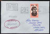 South Africa used in Brisbane (Queensland) 1968 Paquebot cover to England carried on SS Arcadia with various paquebot and ships cachets