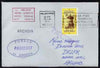 South Africa used in Melbourne (Victoria) 1968 Paquebot cover to England carried on SS Arcadia with various paquebot and ships cachets