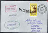 South Africa used in Casablanca (Morocco) 1968 Paquebot cover to England carried on SS Arcadia with various paquebot and ships cachets