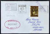 Portugal used in Melbourne (Victoria) 1968 Paquebot cover to England carried on SS Arcadia with various paquebot and ships cachets