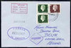 Canada used in Sydney (New South Wales) 1968 Paquebot cover to England carried on SS Arcadia with various paquebot and ships cachets