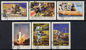 Chad 1972 Apollo 15 cto set of 6