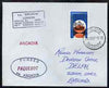 Australia used in Cape Town (South Africa) 1967 Paquebot cover to England carried on SS Arcadia with various paquebot and ships cachets