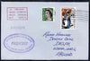 Australia used in Agana (Guam) 1968 Paquebot cover to England carried on SS Arcadia with various paquebot and ships cachets