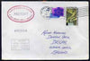 Australia used in Wilmington (California) 1968 Paquebot cover to England carried on SS Arcadia with various paquebot and ships cachets