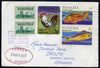 Panama used in Perth (Western Australia) 1968 Paquebot cover to England carried on SS Arcadia with various paquebot and ships cachets