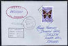Papua New Guinea used in Funchal (Portugal) 1968 Paquebot cover to England carried on SS Arcadia with various paquebot and ships cachets