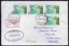 Samoa used in Cape Town (South Africa) 1967 Paquebot cover to England carried on SS Arcadia with various paquebot and ships cachets
