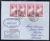 Samoa used in Lisbon (Portugal) 1968 Paquebot cover to England carried on SS Arcadia with various paquebot and ships cachets