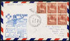 United States 1949 First Flight cover to Switzerland (Detroit to Zurich) with special FAM 27 cachet