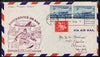 United States 1949 First Flight cover to Switzerland (Washingtom to Zurich) with special FAM 27 cachet