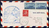 United States 1949 First Flight cover to Switzerland (Philadelphia to Zurich) with special FAM 27 cachet