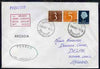 Netherlands used in Cape Town (South Africa) 1967 Paquebot cover to England carried on SS Arcadia with various paquebot and ships cachets