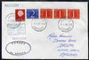 Netherlands used in Durban (South Africa) 1968 Paquebot cover to England carried on SS Arcadia with various paquebot and ships cachets