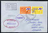 Netherlands Antilles used in Sydney (New South Wales) 1968 Paquebot cover to England carried on SS Arcadia with various paquebot and ships cachets