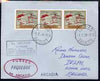 Spain used in Durban (South Africa) 1968 Paquebot cover to England carried on SS Arcadia with various paquebot and ships cachets