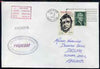 United States used in Balboa (Canal Zone) 1968 Paquebot cover to England carried on SS Arcadia with various paquebot and ships cachets
