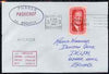 United States used in Brisbane (Queensland) 1968 Paquebot cover to England carried on SS Arcadia with various paquebot and ships cachets