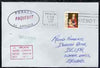 United States used in Perth (Western Australia) 1968 Paquebot cover to England carried on SS Arcadia with various paquebot and ships cachets