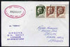 Yugoslavia used in Vancouver (Canada) 1970 Paquebot cover to England carried on SS Orsova with various paquebot and ships cachets