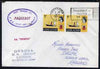 Gibraltar used in Vancouver (Canada) 1970 Paquebot cover to England carried on SS Orsova with various paquebot and ships cachets