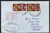 Great Britain used in Auckland (New Zealand) 1968 Paquebot cover to England carried on SS Arcadia with various paquebot and ships cachets