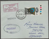 Great Britain used in Durban (South Africa) 1968 Paquebot cover to England carried on SS Arcadia with various paquebot and ships cachets
