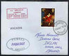 Great Britain used in Cape Town (South Africa) 1967 Paquebot cover to England carried on SS Arcadia with various paquebot and ships cachets