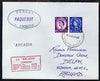 Great Britain used in Adelaide (South Australia) 1968 Paquebot cover to England carried on SS Arcadia with various paquebot and ships cachets