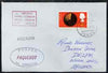 Great Britain used in Yokohama (Japan) 1968 Paquebot cover to England carried on SS Arcadia with various paquebot and ships cachets