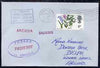 Great Britain used in Honolulu (Hawaii) 1968 Paquebot cover to England carried on SS Arcadia with various paquebot and ships cachets