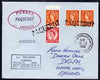 Great Britain used in Casablanca (Morocco) 1968 Paquebot cover to England carried on SS Arcadia with various paquebot and ships cachets
