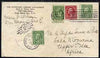 United States 1931 pre-printed env (filing crease) to Upper Volta Africa bearing 1c x 3 & 2c vals all well tied