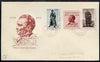 Yugoslavia - Trieste 1952 Marshall Tito 60th Birthday set of 3 on illustrated unaddressed cover with first day cancels