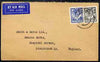 Northern Rhodesia 1948 commercial cover to Birmingham with Christmas Day NDOLA b/stamp cancel