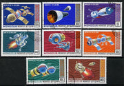 Mongolia 1971 Space Research cto set of 8, SG 594-601*