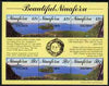 Tonga - Niuafo'ou 1990 Crater Lake unmounted mint sheetlet of 6 each opt'd SPECIMEN, as SG 133a