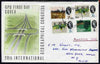 Great Britain 1964 Geographical (phos) set of 4 on illustrated cover to USA with first day cancel (hand-written address)