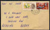 Great Britain 1963 Nature (ord) set of 2 on illustrated cover with first day cancel (hand-written address)