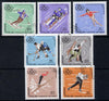 Mongolia 1967 Winter Olympics cto set of 7, SG 450-56*