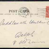 Great Britain 1931 Commercial postcard bearing KG5 1d with 'WS Ld' perfin (William Sutcliffe Ltd), fine