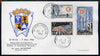 French Southern & Antarctic Territories 1964 Crozet Archipelago 5f (SG 35) & International Year of Quiet Sun set of 2 (SG 36-37) used on illustrated commemorative cover cancelled 23.2.1964 cds