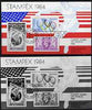Great Britain 1984 Stampex souvenir sheet (Olympic Games) opt'd SPECIMEN plus photographic proof