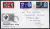Great Britain 1962 National Productivity Year (ord) set of 3 on illustrated cover with first day cancel, hand written address (2€d not cancelled)