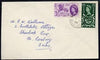 Great Britain 1960 General Letter Office set of 2 on plain cover with first day cancel, hand written address, SG cat £55