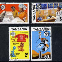 Tanzania 1976 Telecommunications cto set of 4, SG 177-80*