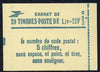 France 1979 22F Booklet complete & pristine, SG DSB64
