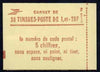 France 1980 28F Booklet ('Code Postal' cover) complete & pristine, SG DSB73ca