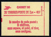 France 1983 40F Booklet complete & pristine, SG DSB88